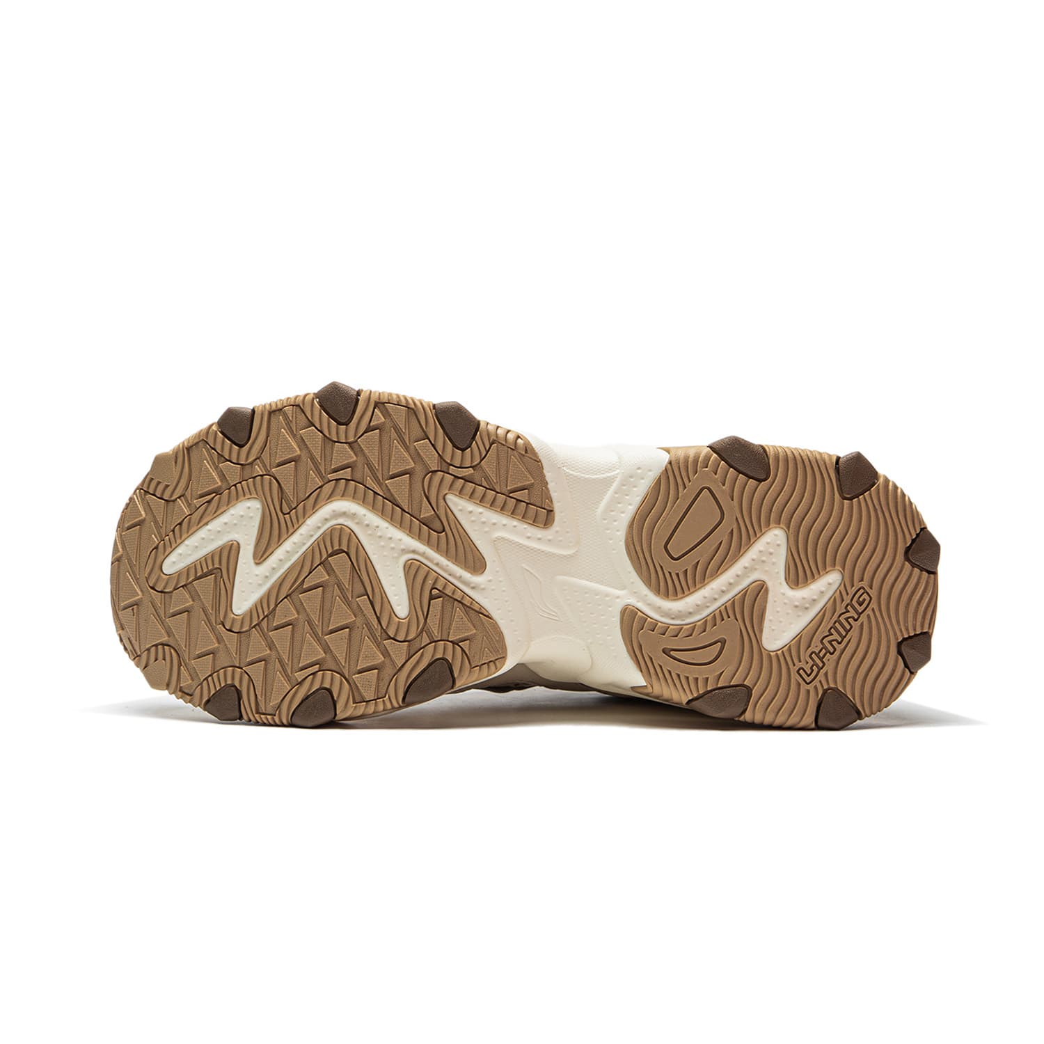 Кроссовки Li-Ning Кошачья лапа Lite 2 Пряничный человечек Классические ретро кроссовки на толстой подошве с амортизацией Противоскользящая износостойкая Женские лоу-топы Бежевый - изображение 7