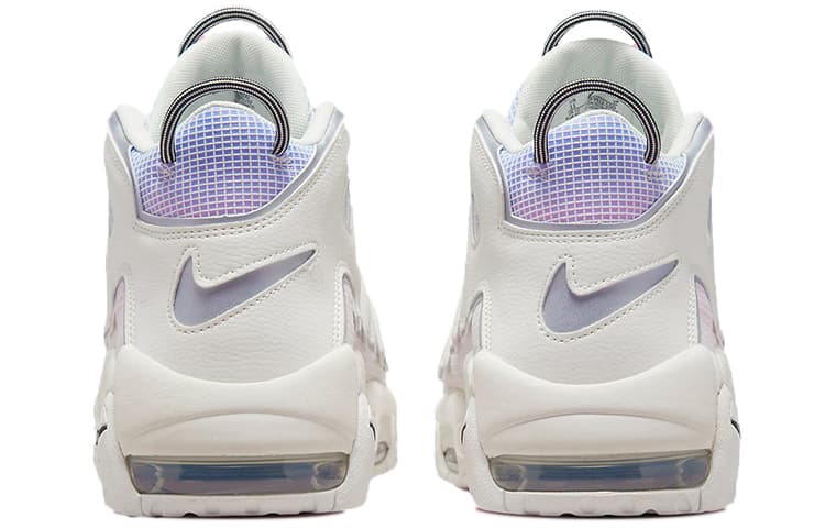 Кроссовки для баскетбола Nike Air More Uptempo White Blue Pink - изображение 5