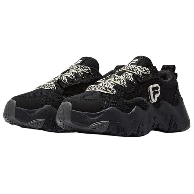 Кроссовки FILA FUSION STARFISH CANVAS Low Топ Массивные кроссовки Женские Черный - изображение 2