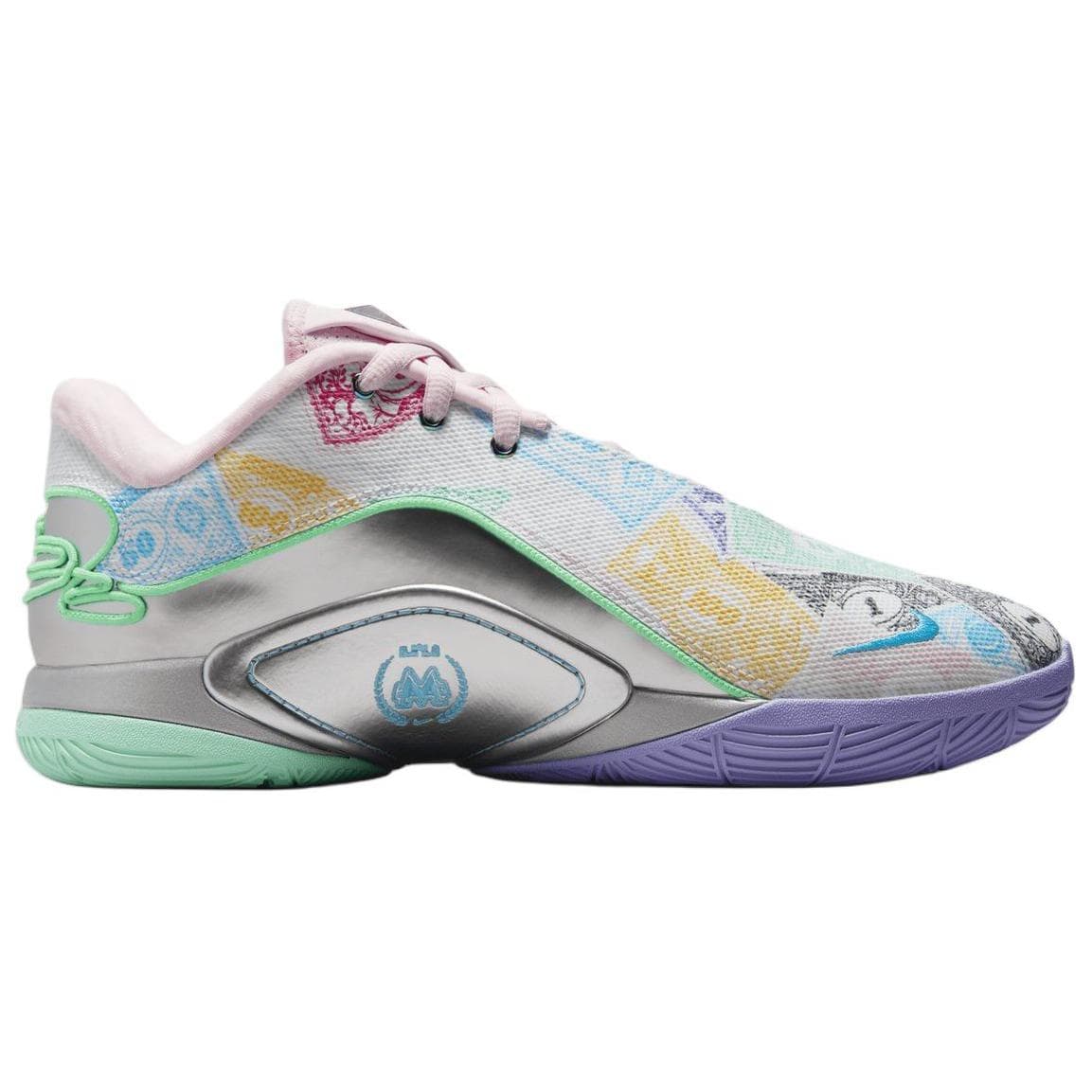 Кроссовки для баскетбола Монополия X Nike LeBron 22 Противоскользящие Устойчивые к износу Низкие Баскетбольные кроссовки Мужские - изображение 2