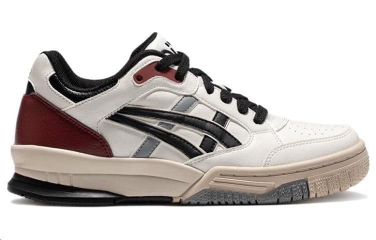 Ретро баскетбольные кроссовки Asics Гель Spotlyte Синтетическая кожа Дышащий Низкий верх Винтажные баскетбольные кроссовки Унисекс Белый Черный - изображение 2