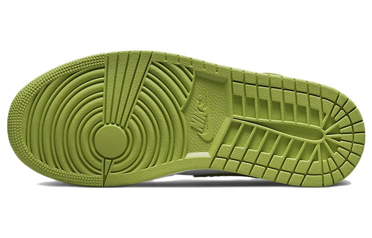 Ретро баскетбольные кроссовки Jordan Air Jordan 1 Mid SE V2 "Green Python" - изображение 6