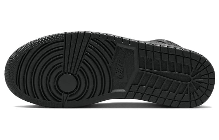 Ретро баскетбольные кроссовки Jordan Air Jordan 1 Mid Black — фото 6