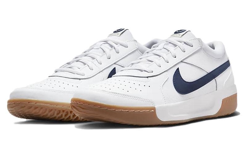 Кроссовки для тенниса Nike Zoom Court Lite 3 White Blue - изображение 3
