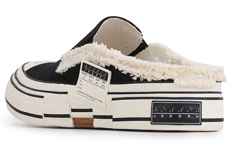 Кеды xVESSEL G.O.P. Black Slip On No Laces - изображение 4