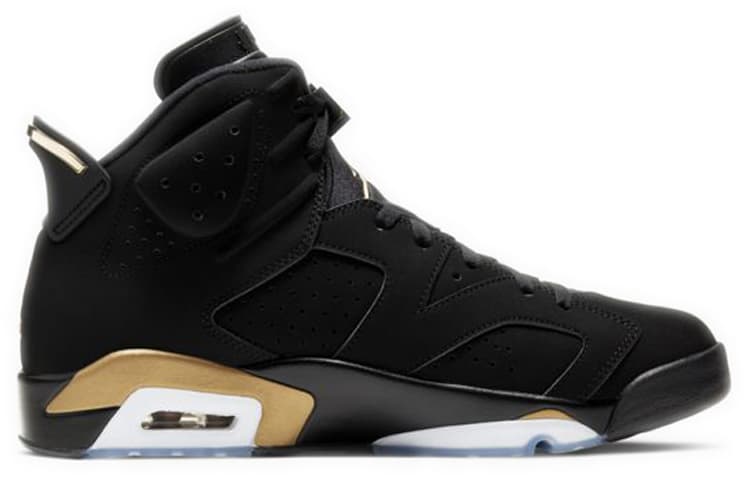 Ретро баскетбольные кроссовки Jordan Air Jordan 6 DMP Black Gold - изображение 2