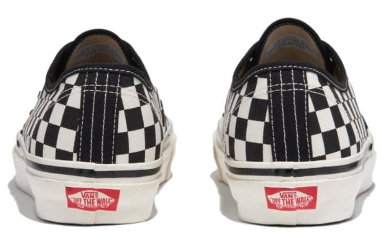 Кеды Vans Аутентичный Классический и Универсальный Устойчивый к Износу Низкие Кеды Унисекс Черный Белый - изображение 3