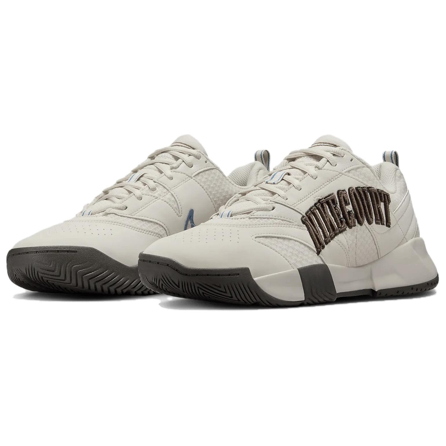 Кроссовки для тенниса Nike Court Lite 4 Устойчивые к истиранию низкие теннисные кроссовки унисекс белые-коричневые - изображение 3