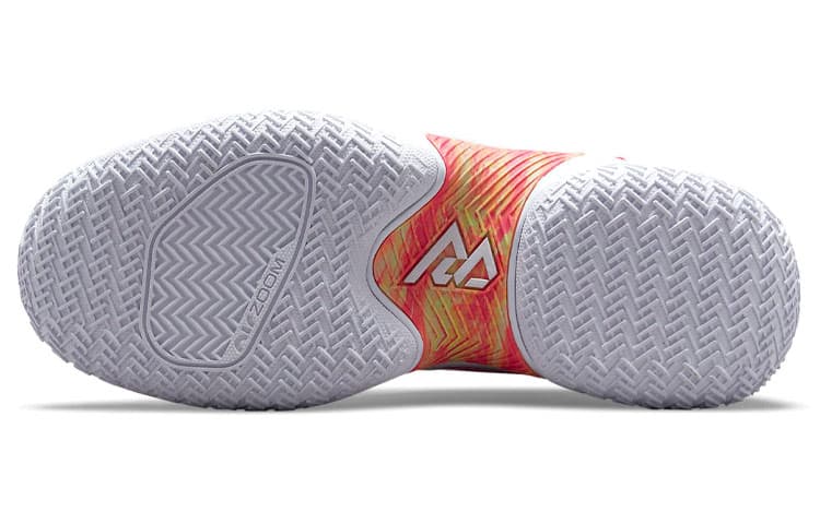 Ретро баскетбольные кроссовки Jordan One Take 2 PF White Orange - изображение 6