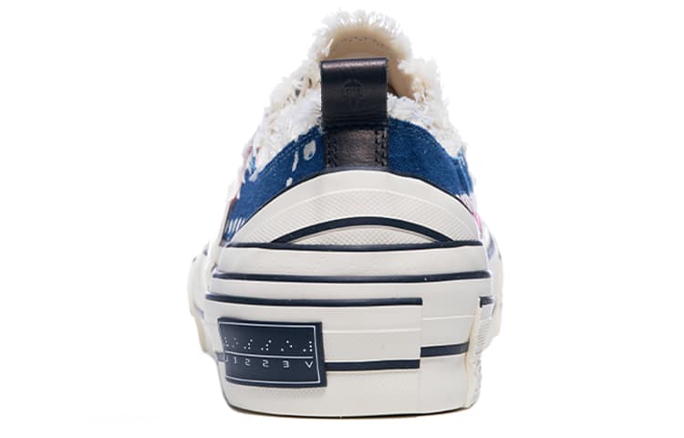 Кеды xVESSEL g.o.p. lows "redxblue paisley" - изображение 5