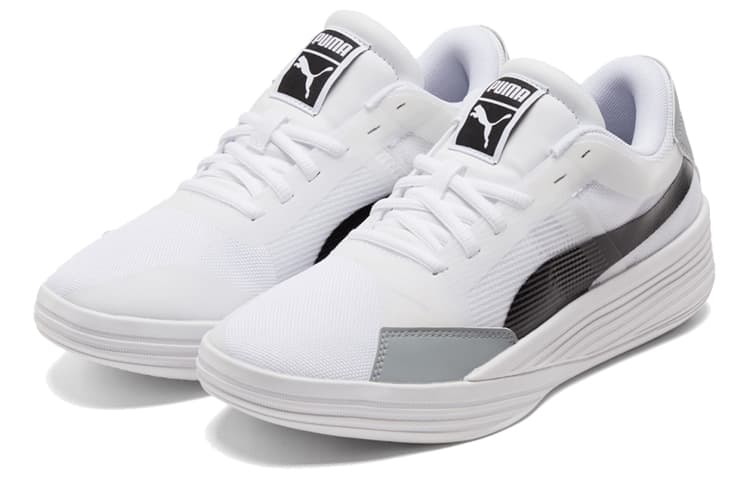 Кроссовки для баскетбола PUMA Clyde All Pro Team White Black Grey - изображение 3