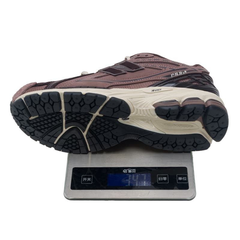 Кроссовки New Balance NB 1906R Дышащие Низкие Кроссовки с Толстой Подошвой Унисекс Коричневые - изображение 5
