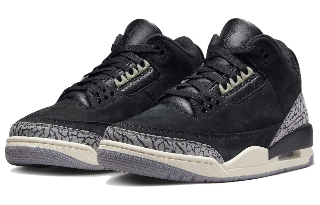 Ретро баскетбольные кроссовки Jordan Air Jordan 3 "Off Noir" — фото 3
