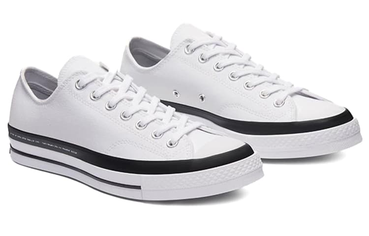Кеды Moncler x Fragment Design x Converse 1970s Chuck Taylor All Star Ox White - изображение 3