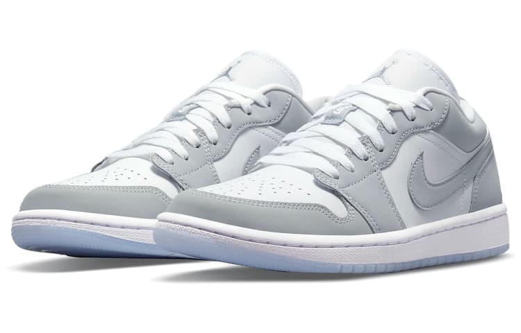 Ретро баскетбольные кроссовки Air Jordan 1 Low "Wolf Grey" - изображение 3