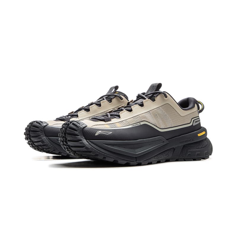 Кроссовки Li NING Outdoor CounterFlow Xingchuan Low Топ Походная обувь Унисекс Черно-серый - изображение 4