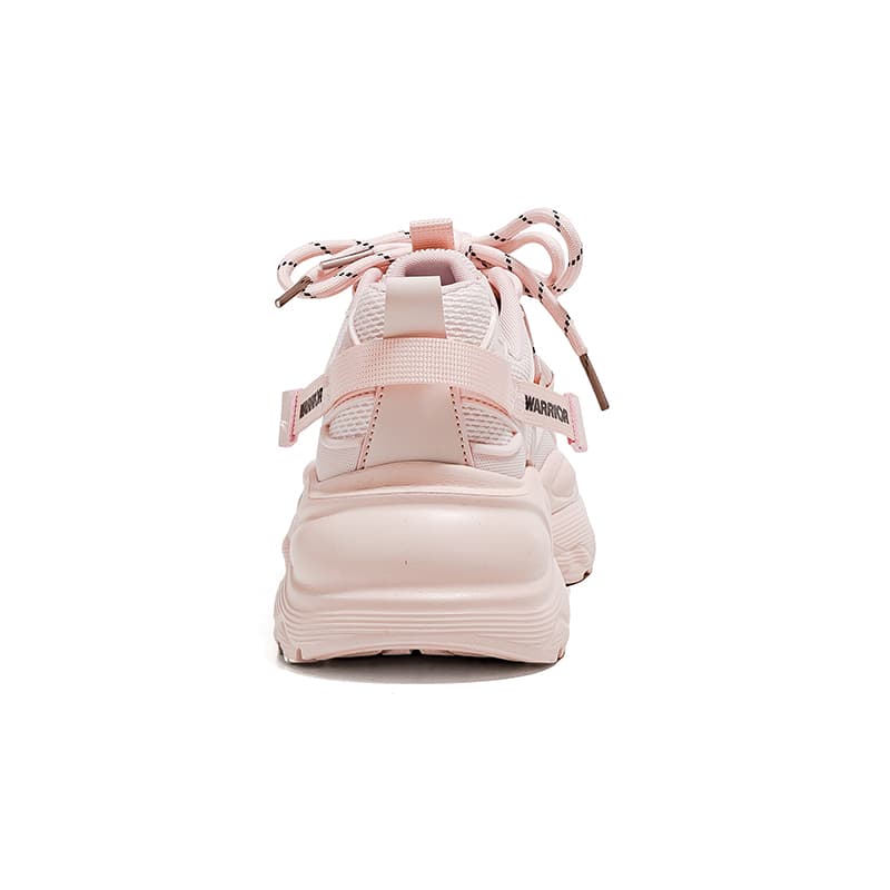 Кроссовки Warrior Low Топ Кроссовки с Толстой Подошвой Женские Розовые - изображение 5