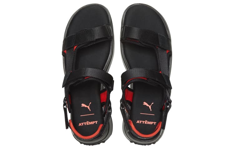 Сандалии с ремешком Puma Future Rider Sandal Attempt Black Red - изображение 3