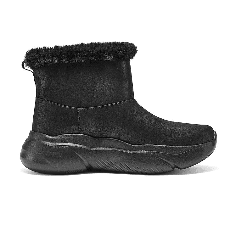 Ботинки зимние Skechers Vapor Foam визуально увеличивает рост короткий сноубутсы женские черный - изображение 2