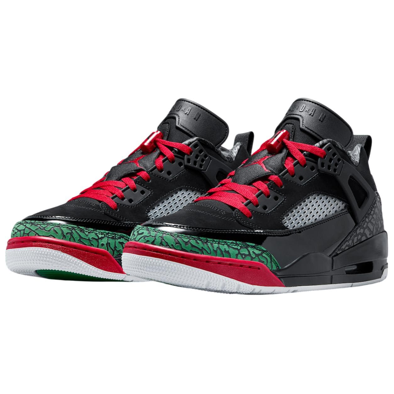 Ретро баскетбольные кроссовки Jordan Spizike Low OG Black Red - изображение 3