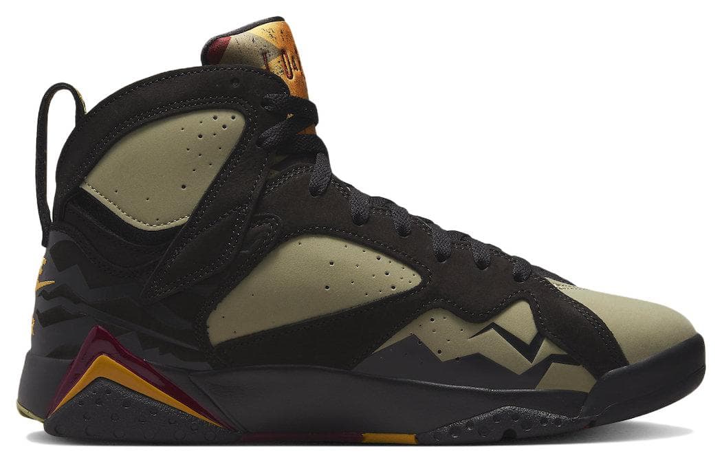Ретро баскетбольные кроссовки Jordan Air Jordan 7 "Black Olive" - изображение 2