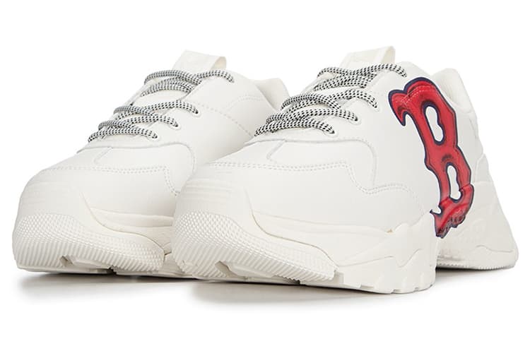 Кроссовки MLB Platform Low Top Sneakers White Red - изображение 3