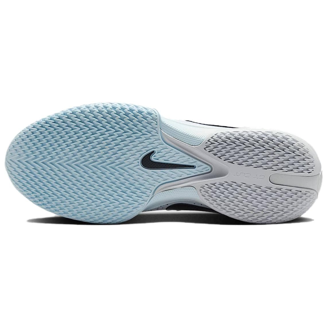 Кроссовки для баскетбола Nike G.T. CUT CROSS Противоскользящие устойчивые к истиранию низкие баскетбольные кроссовки унисекс бежевые - изображение 6