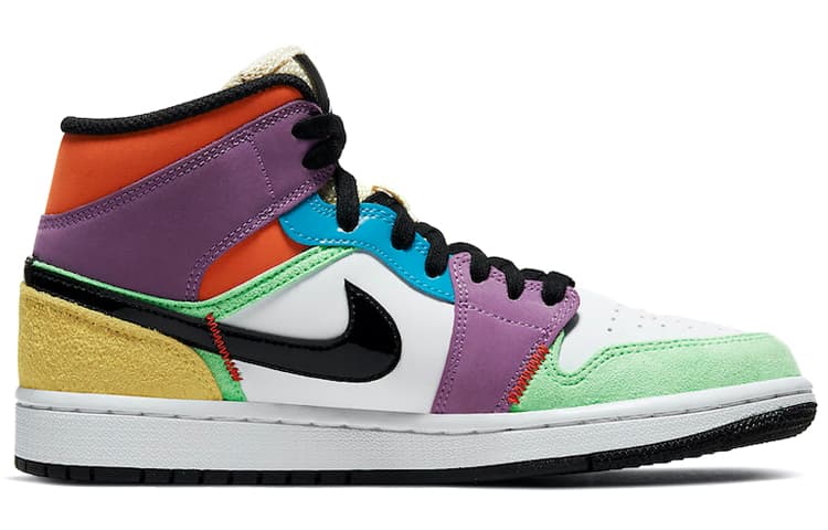 Ретро баскетбольные кроссовки Jordan Air Jordan 1 Mid SE "Lightbulb" - изображение 2