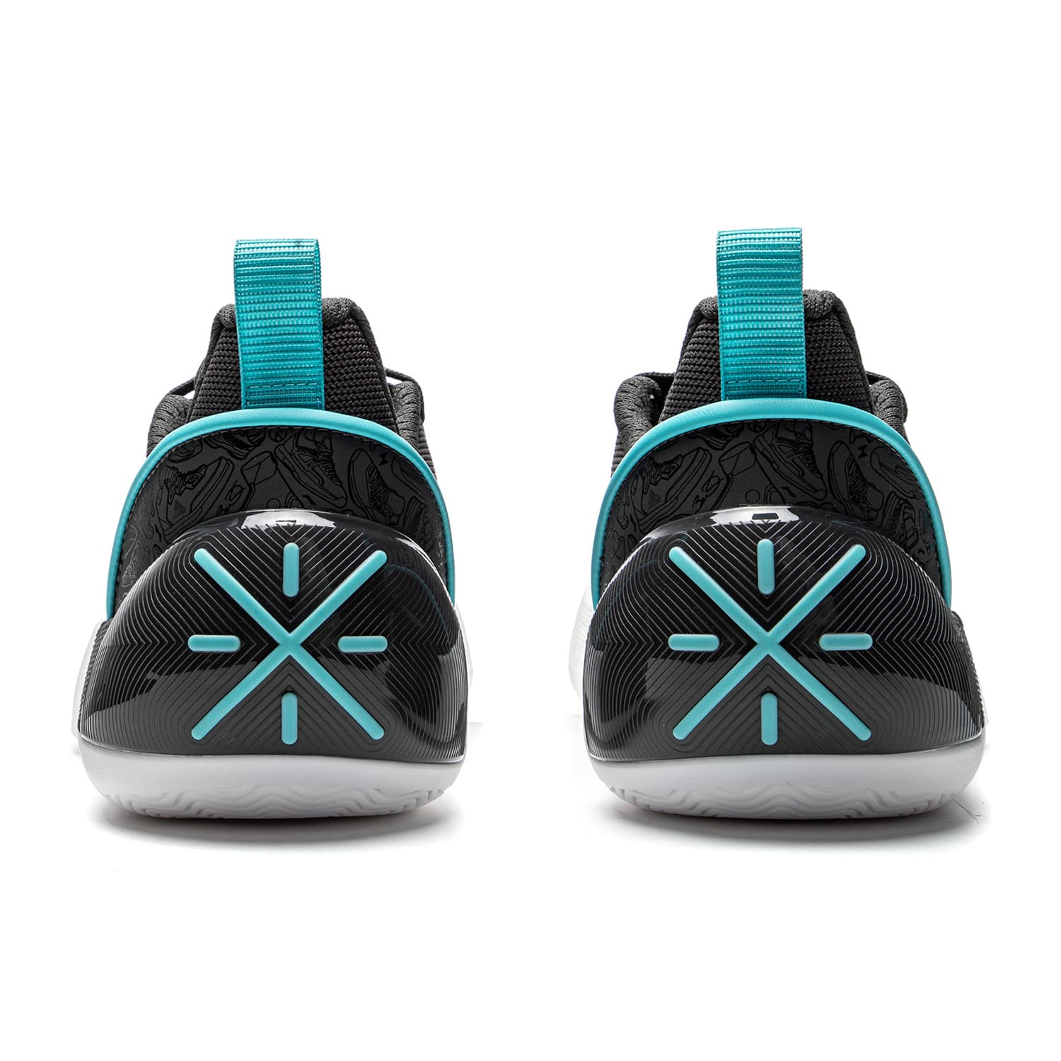 Кроссовки для баскетбола Li NING All City 12 Encore Низкие Баскетбольные Кроссовки Мужские Обсидианово-Серые - изображение 6