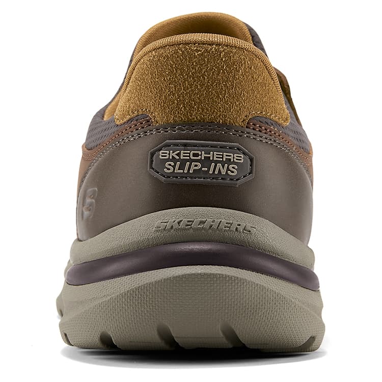 Skechers Синтетическая кожа Повседневная обувь Мужская Коричневая - изображение 3