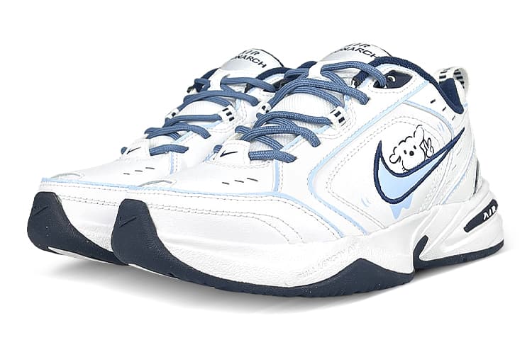 Кроссовки Nike Air Monarch 4 White Navy - изображение 3