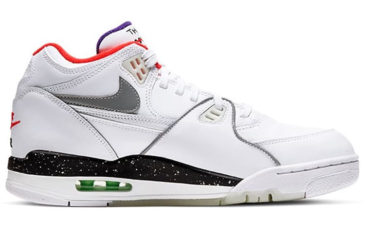 Ретро баскетбольные кроссовки Nike Air Flight 89 White Hologram - изображение 2