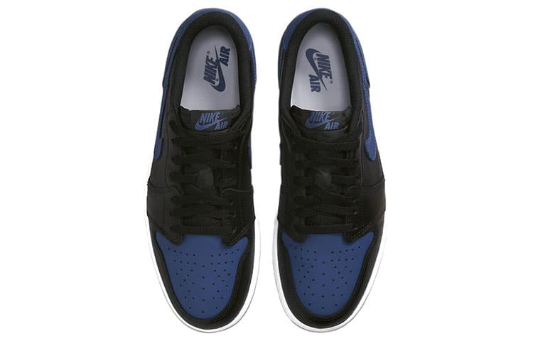 Ретро баскетбольные кроссовки Jordan Air Jordan 1 Low OG "Mystic Navy" - изображение 4