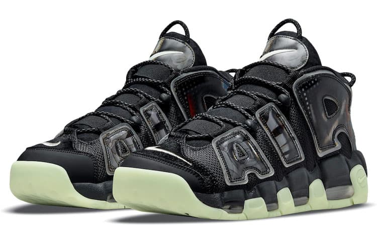 Кроссовки для баскетбола Nike Air More Uptempo 96 "Utagawa Kuniyoshi" Black Green - изображение 3