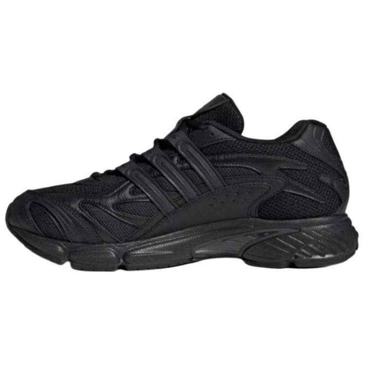 Кроссовки Adidas Temper Run 2,0 Low Топ Кроссовки с Толстой Подошвой Унисекс Черные - изображение 3