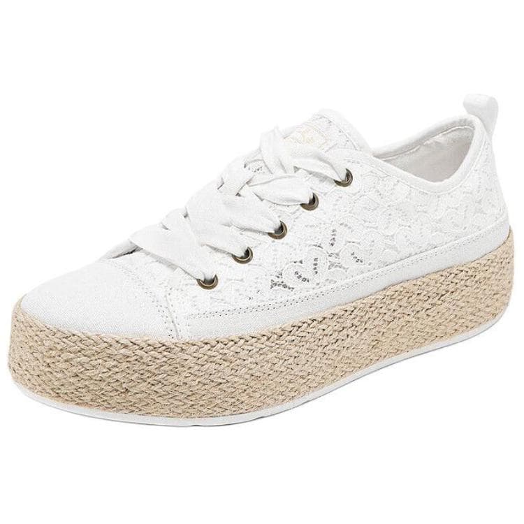 Кеды Skechers BOBS Sesame Устойчивые к истиранию Низкие кеды Женские Белые - изображение 3