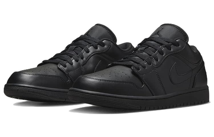 Ретро баскетбольные кроссовки Jordan Air Jordan 1 Low "Triple Black" - изображение 3