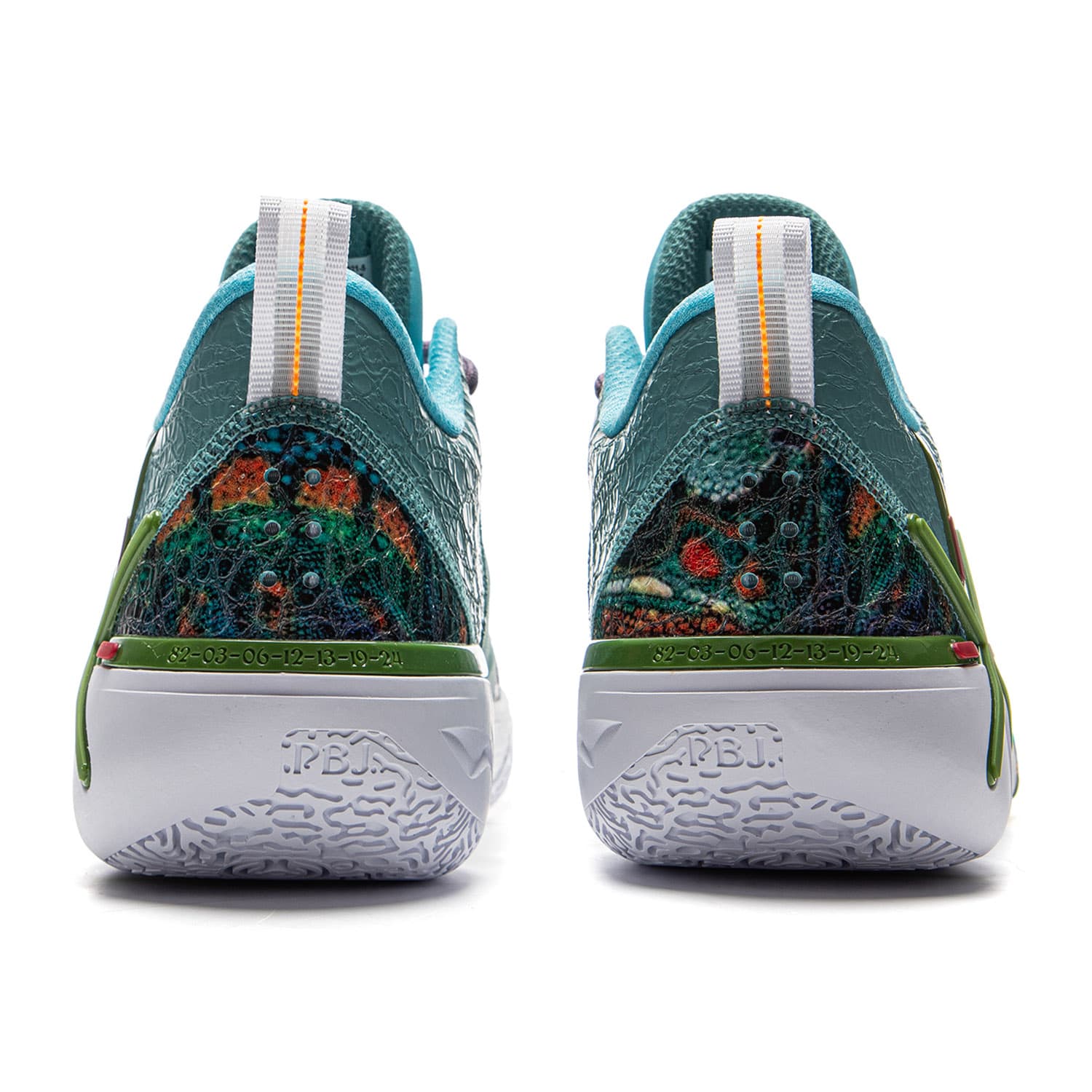 Кроссовки для баскетбола Li-Ning Wade Phantom 6 Удобные универсальные баскетбольные кроссовки низкой высоты мужские бирюзовые - изображение 6