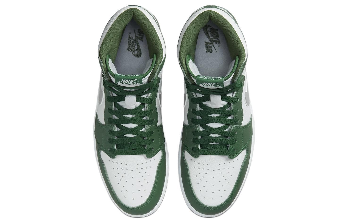Ретро баскетбольные кроссовки Jordan Air Jordan 1 Retro High OG "Gorge Green" - изображение 4