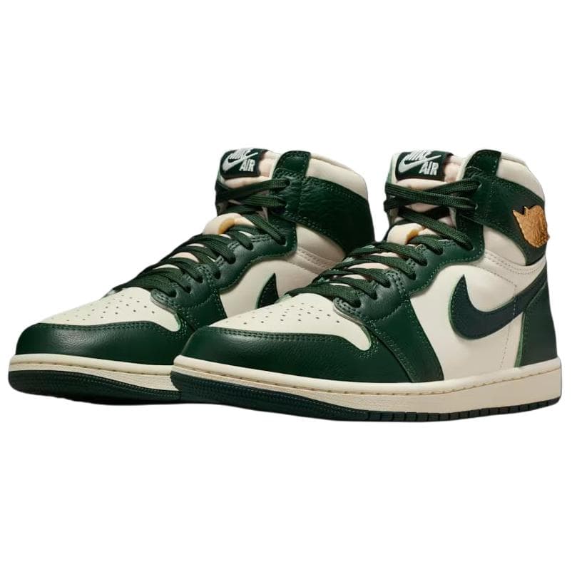 Ретро баскетбольные кроссовки Jordan Air Jordan 1 High OG WMNS "Pro Green" — фото 3