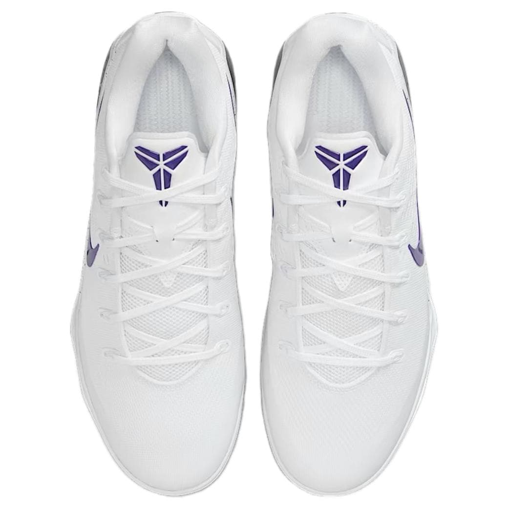 Кроссовки для баскетбола Nike Kobe 9 Low Баскетбольные кроссовки Унисекс Белый Фиолетовый - изображение 4