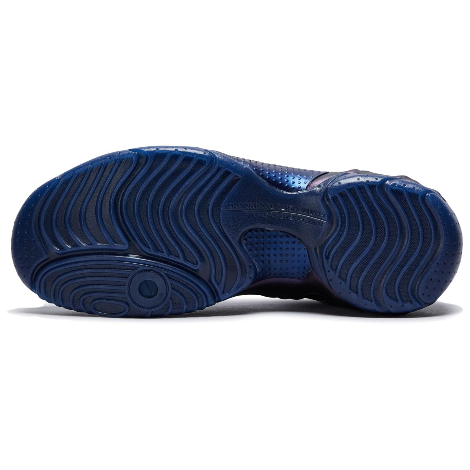 Кроссовки для баскетбола Nike Air Flightposite MID Топ Баскетбольные Кроссовки Мужские Черные Фиолетовые Выпуск 2025 - изображение 6
