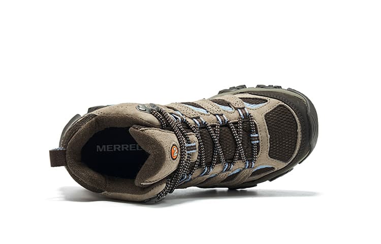 Кроссовки MERRELL MOAB 3 Устойчивый к истиранию Водонепроницаемый и Дышащий Высокий Походный Ботинок Женские Бежевый Коричневый - изображение 3