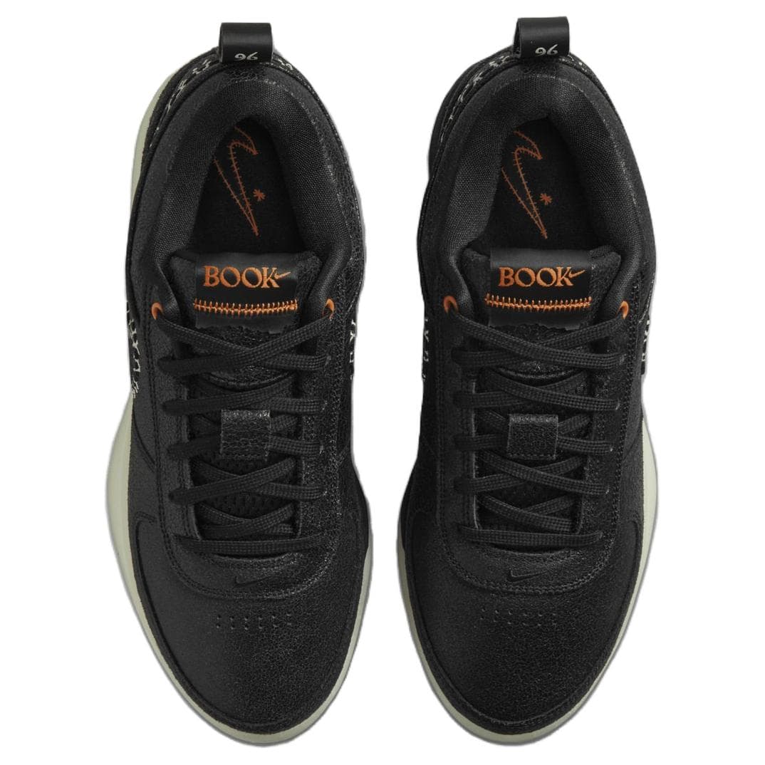 Кроссовки для баскетбола Nike Book 1 Противоскользящие Устойчивые к истиранию Низкие Баскетбольные кроссовки Мужские Черные - изображение 4