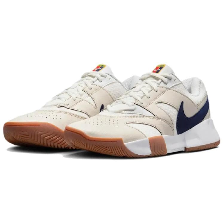 Кроссовки для тенниса Nike Court Lite 4 Дышащие Низкие Теннисные Кроссовки Мужские Белые - изображение 3