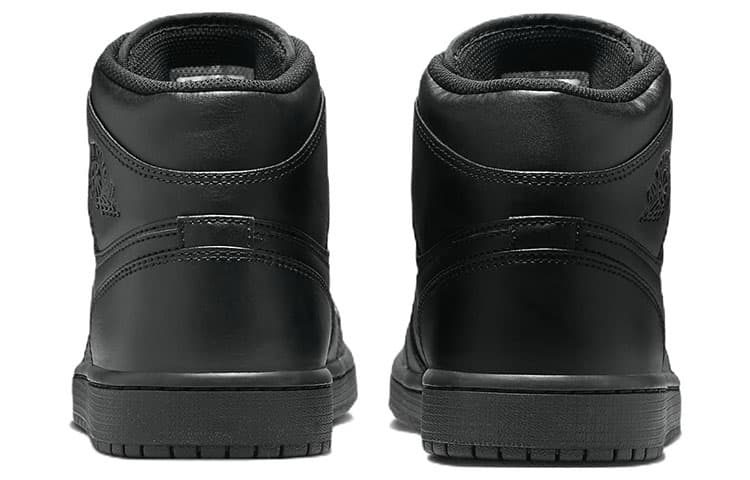 Ретро баскетбольные кроссовки Jordan Air Jordan 1 Mid Black — фото 5