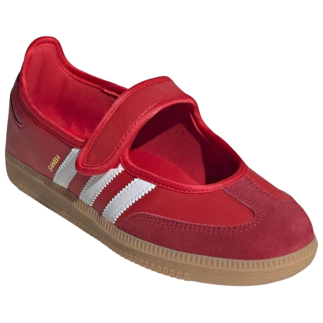 Adidas Originals Samba Jane Удобный Туфли Мэри Джейн Женские Красный - изображение 2