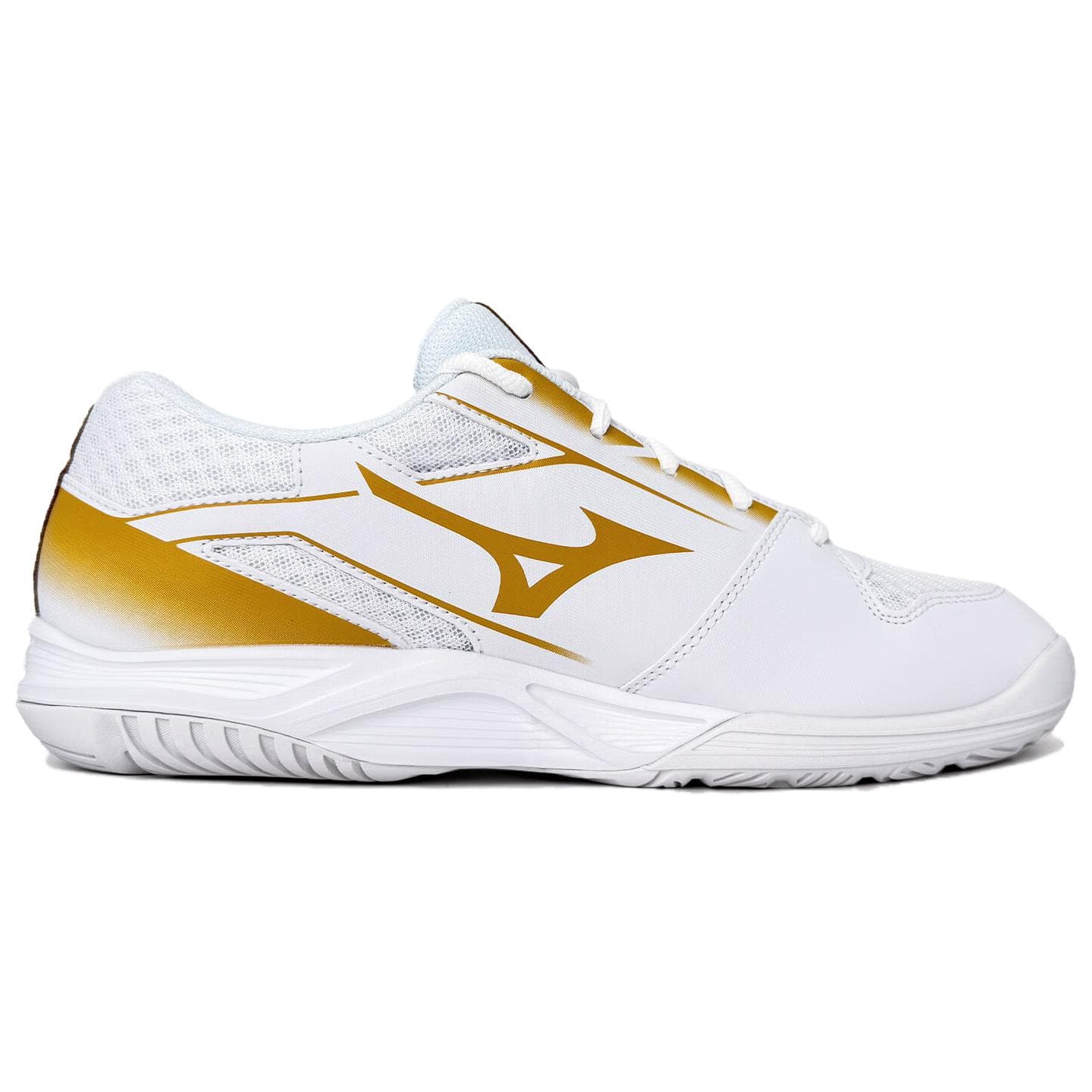 Кроссовки для спортзала Mizuno Амортизация Дышащий Баланс Резистентный к воздействию Низкий Верх Тренировочные кроссовки Унисекс Белый Желтый - изображение 2
