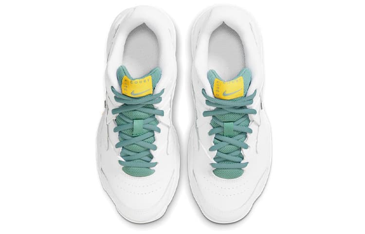 Кроссовки для тенниса Nike Court Lite 2 White Green Yellow Women's - изображение 4