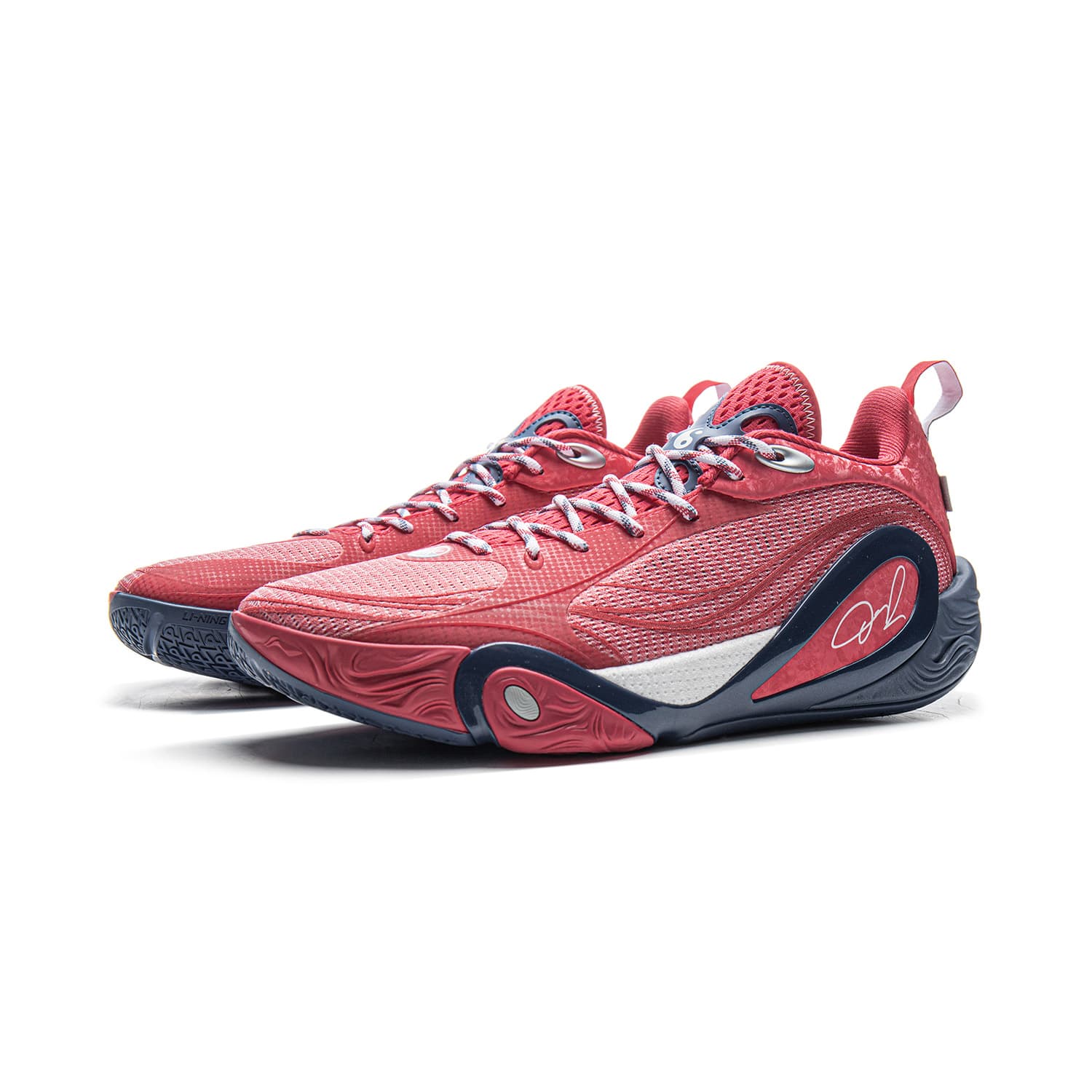 Кроссовки для баскетбола Li-Ning DLO1 Энергетический напиток Рассел 1-го поколения Технология LINING BOOM Стабильная поддержка и облегание Женская или мужская обувь низкой высоты Баскетбольные кроссовки Мужской Темно-красный - изображение 3